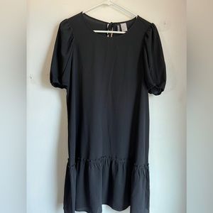 HM puff sleeve dress